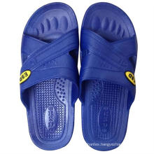 Professional Manufacturer Blue Color Conductive SPU Anti Static ESD Slippers for Cleanroom